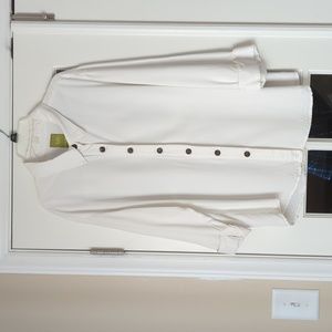 Pulp Tencel Button Down Shirt Top Size XL 3/4 Sleeves